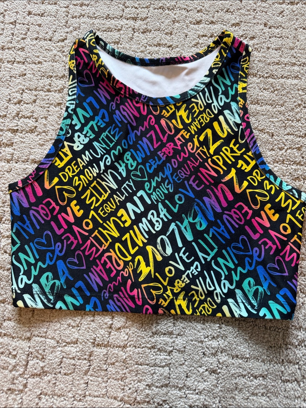 Zumba pride crop